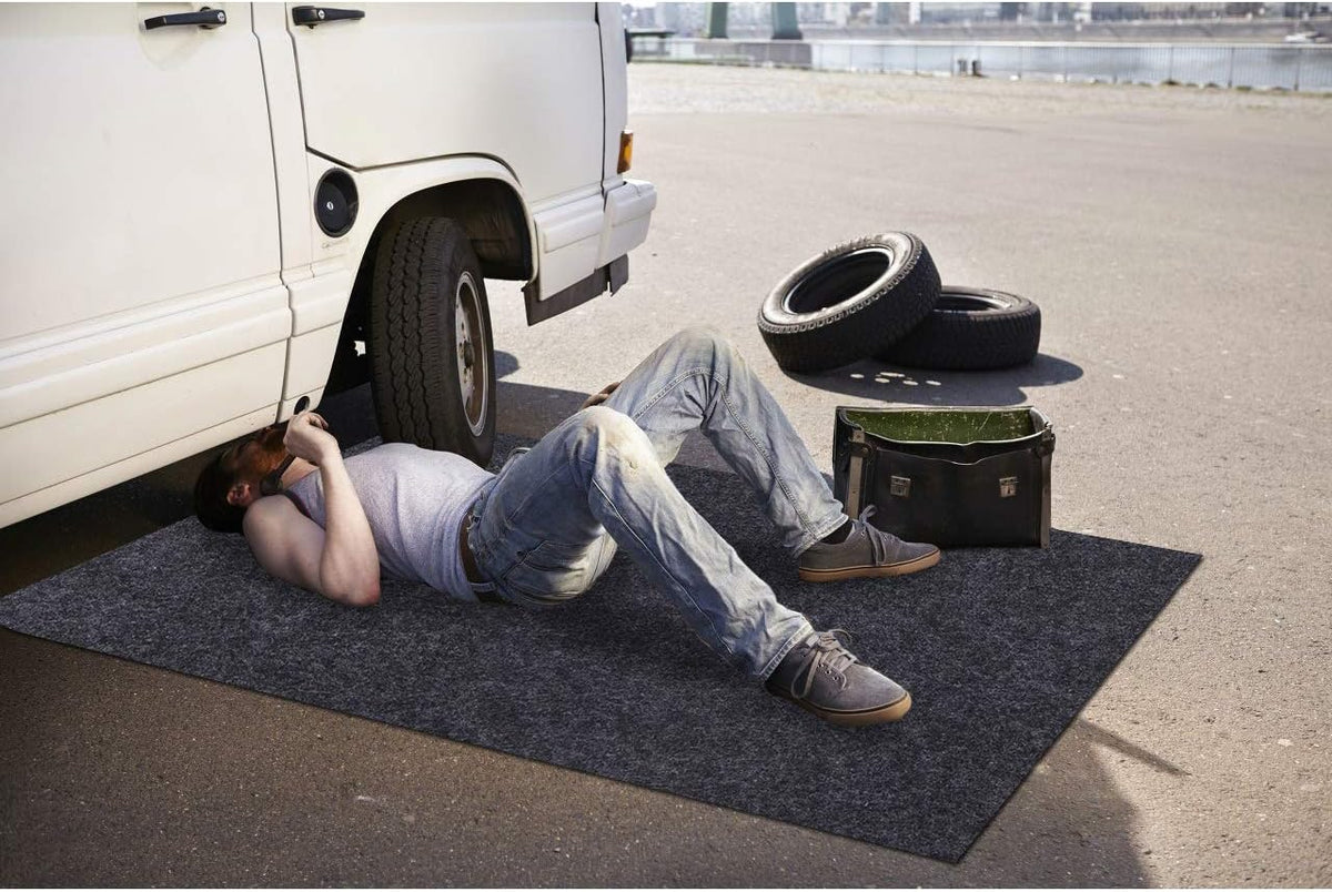 Maintenance Mat,Premium Reusable Absorbent Oil Maintenance Mat – Absorbent/Waterproof/Lightweight/Washable,Protects Garage Or Shop/Parking/Floor/Driveway Surface(36" x 72")