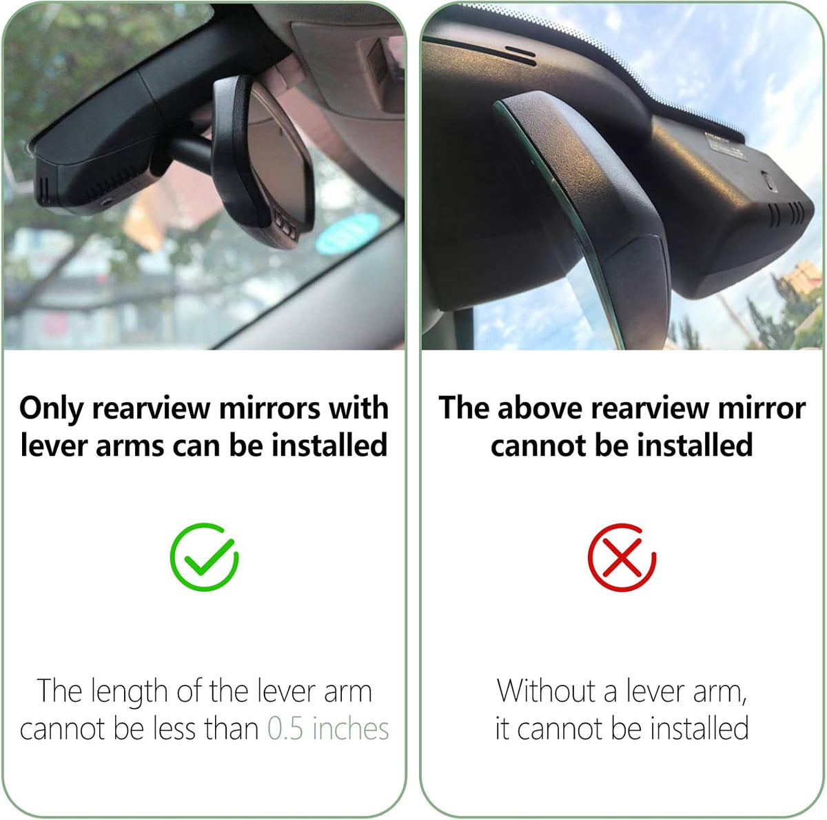 Radar Mount Mirror Mount Bracket，Aluminum Radar Detector Mount (for Cobra Radar Detector Mount)