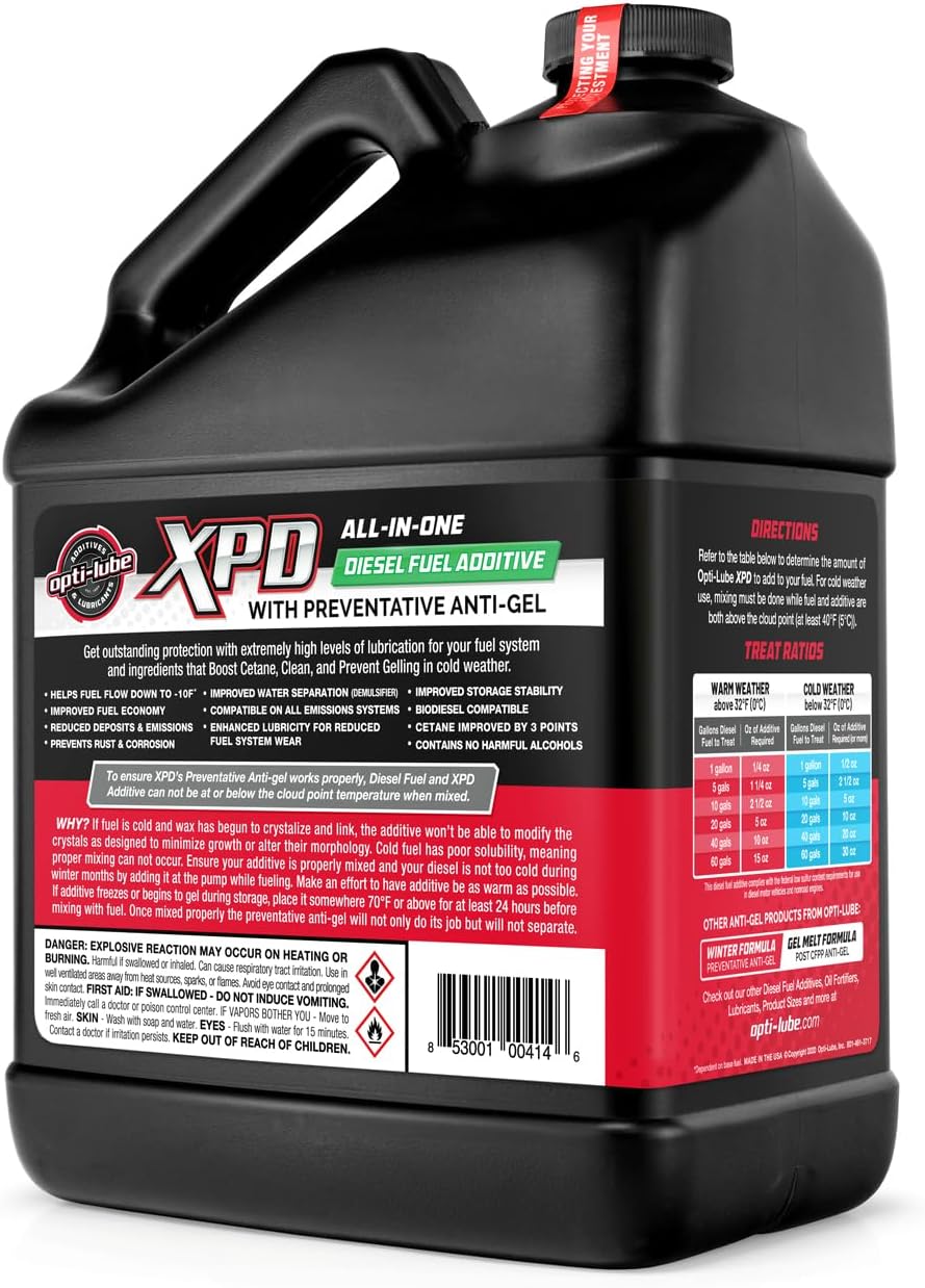 Opti-Lube XPD All-Season Diesel Fuel Additive - Gallon (2 Gallons (Treats 1024 Gallons))