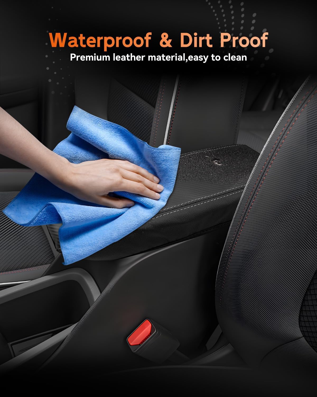 CDEFG for Chevrolet Trailblazer 2021-2025 Center Console Cover Armrest Box Cover for Chevy Trailblazer (LS, LT, Activ, RS) 2021 2022 2023 2024 2025 Accessories Arm Rest Protector
