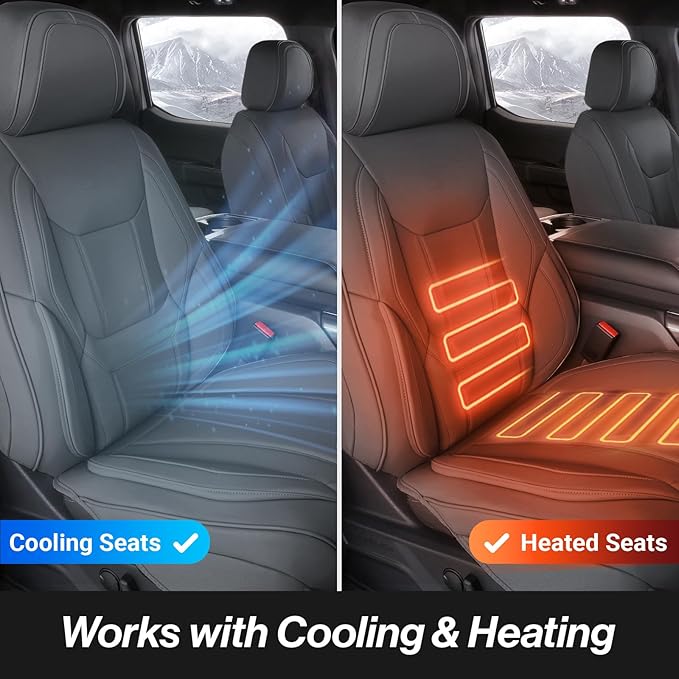 Coverland Custom Fit Car Seat Covers for Car Compatible with [1990-2006 Lexus LS, 1993-1998 Volkswagen Jetta] Premium Waterproof Non-Slip Interior Seat Protector [Full Set Dark Gray - Size Chart X66]