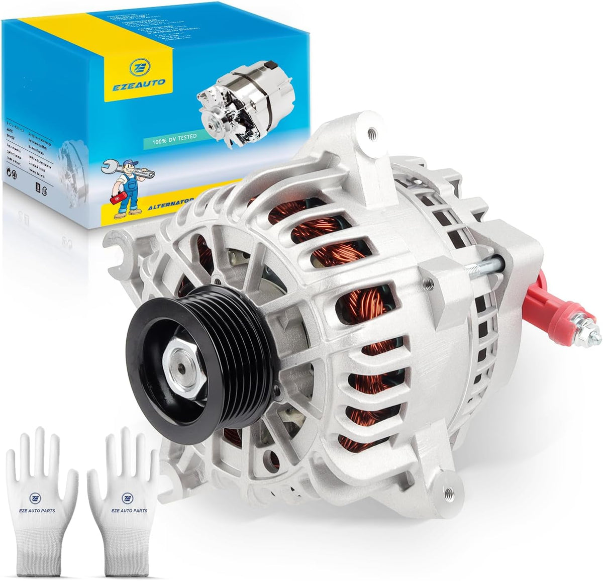 Ezexpreze 8318 New Alternator Fit for Ford F150 V8 4.6L 5.4L 2004-2008, for F150 Heritage 2004 (Not for SVT Lightning), Fit for Expedition 5.4L 2005 2006, Fit for Lincoln 5.4L Mark LT 2006-2008