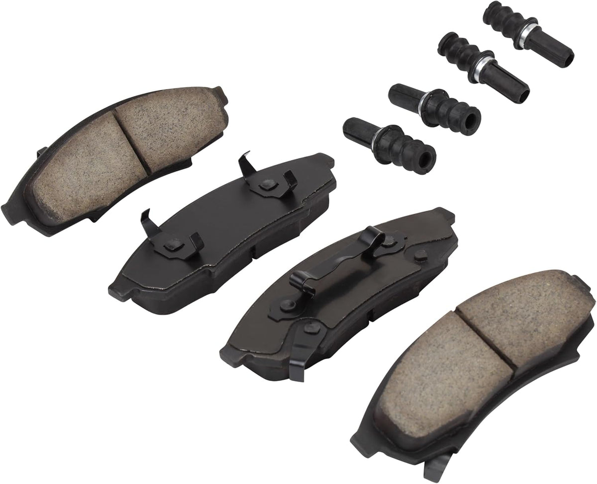 Premium Ceramic Front Brake Pads (1001-0376C) Compatible with 1988-2001 Buick/Chevrolet/Oldsmobile/Pontiac (Cutlass/Cutlass Supreme/Grand Prix/Lumina/Monte Carlo/Regal)