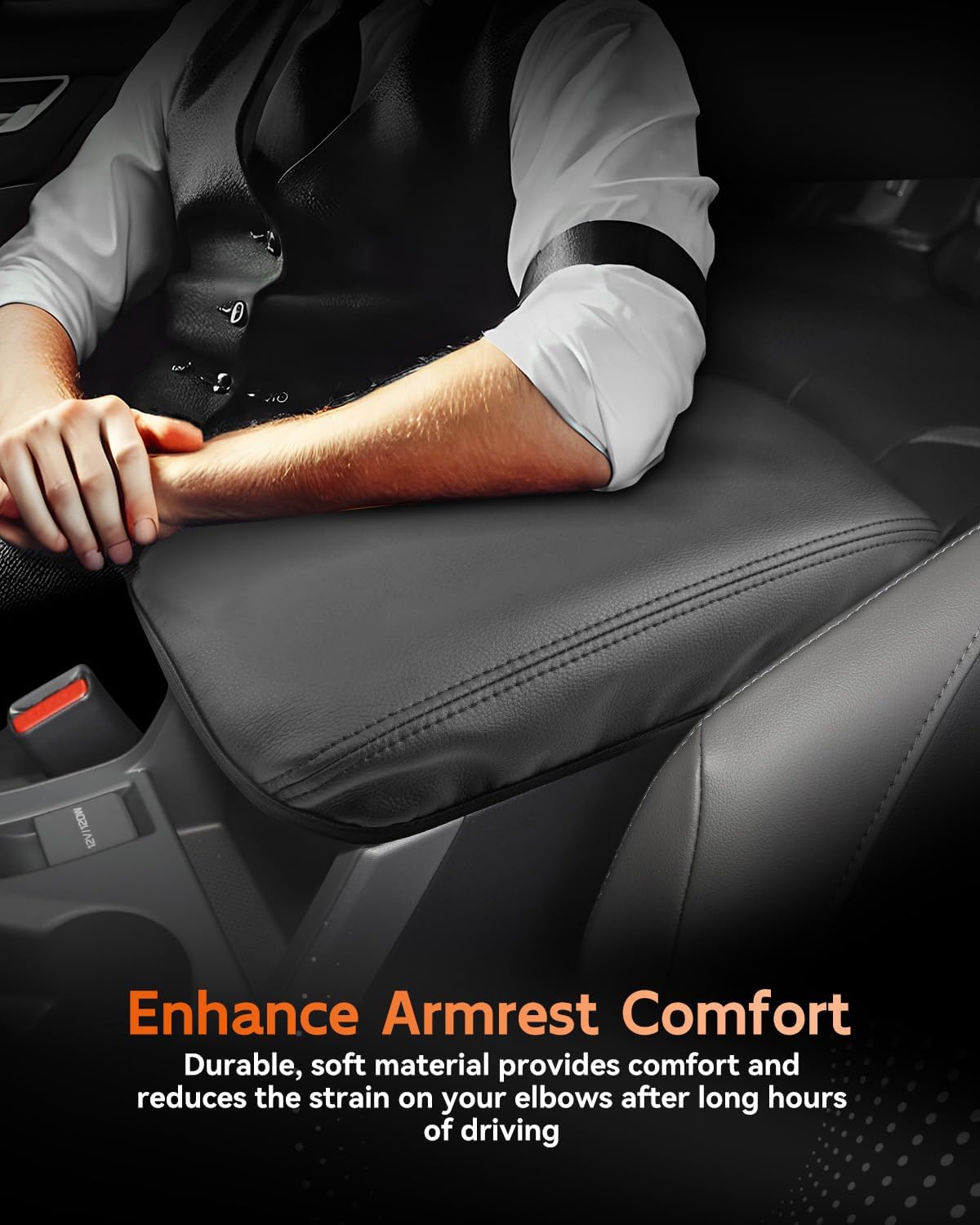 CDEFG for Subaru Crosstrek/Impreza 2023-2025 Center Console Cover Armrest Box Cover for Crosstrek/Impreza 2024 2025 Accessories Console Arm Rest Protector