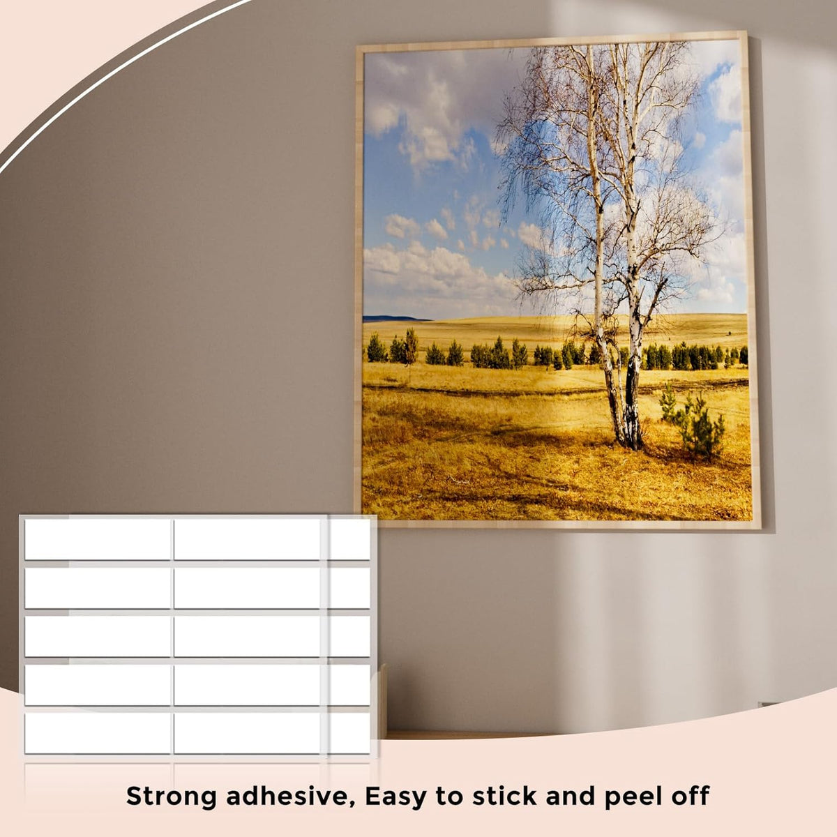 360pcs Nano Double Sided Tape for Wall 0.8" Sticky Dots Mounting Putty Two Sided Adhesive Museum Putty Multi-Shape Sticky Tack No Traces - Crafts Poster Decoration Picture Hanging Crafting Party