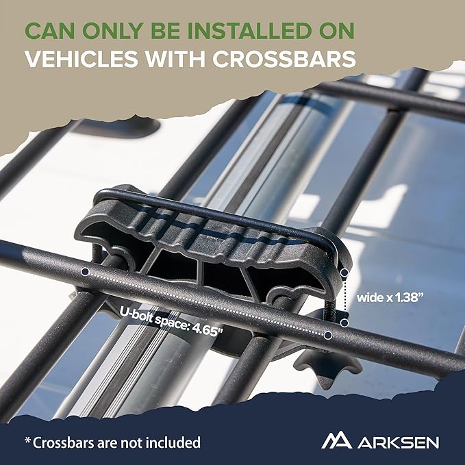 ARKSEN 84" x 39" x 6" Roof Rack Basket with Extension, 2 Cargo Net & Ratchet Straps, 150 lb Heavy-Duty Steel Cargo Carrier, Fits Crossbars up to 1.38" Thick, for SUV & Pickup Truck