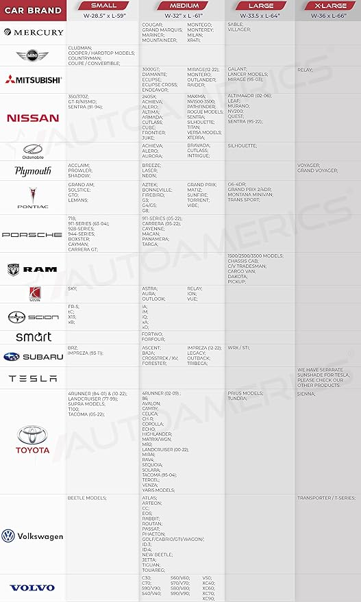 Autoamerics 1-Piece Windshield Sun Shade - Chrome Liquid Foldable Car Front Window Sunshade for Cars SUV Truck - Heat Blocker Visor Protector Blocks Max UV Rays and Keeps Your Vehicle Cool - Medium