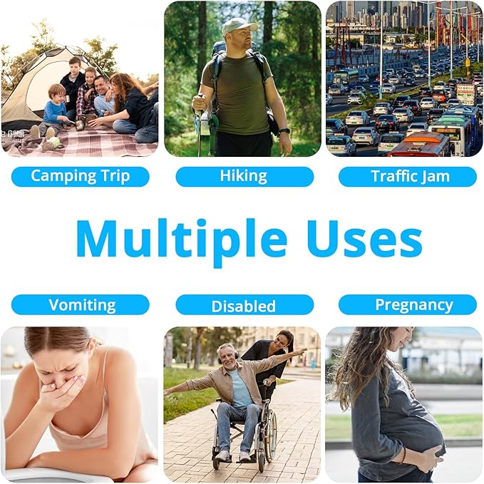 Disposable Urine Bag for Travel - 900ML Portable Pee Bags for Women Men 8/12/20/24/28 PCS Emergency Vomit Bags Urinal Toilet for Car Camping, Road Trip,Traffic Jam, Pregnant, Kid, Patient