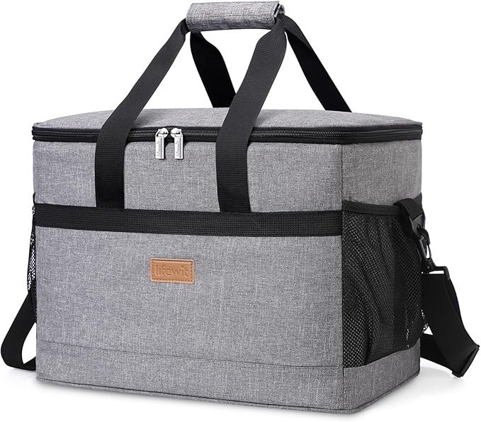 Lifewit Cooler Bag 30/50/60 Cans Collapsible and Insulated Large Lunch Bag Leakproof Soft Cooler Portable Tote for Camping/BBQ/Family Outdoor Activities