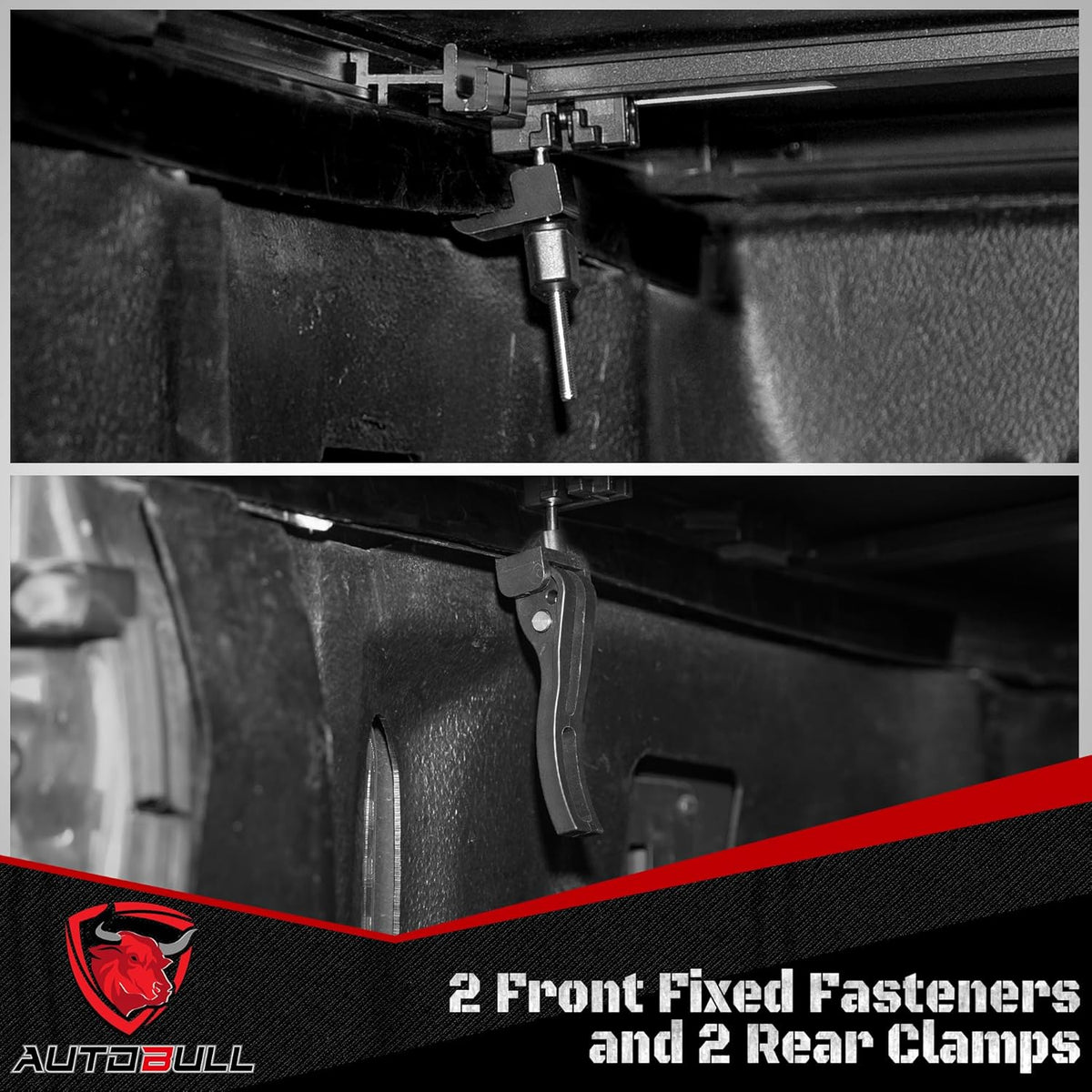 Soft Tri Fold tonneau Cover Compatible with 2022-2025 Toyota Tundra 5.5ft Bed, Vinly Top Alloy Steel Structure