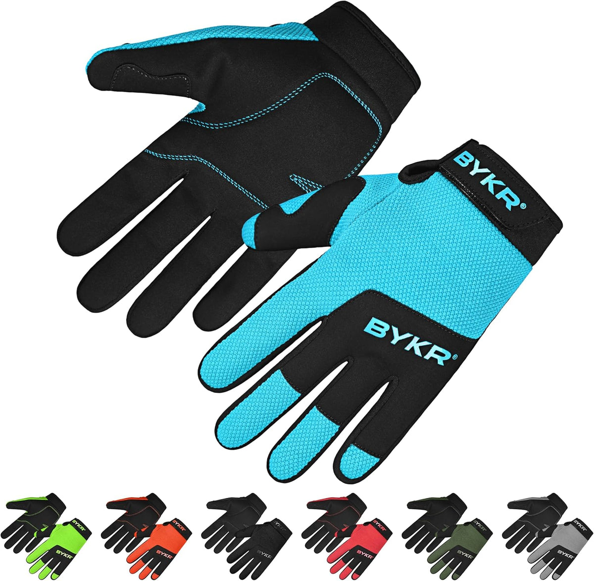 BYKR All-Weather Motorcycle Gloves for Men & Women – Protection for Dirt Bike, BMX, MX, and ATV Riding