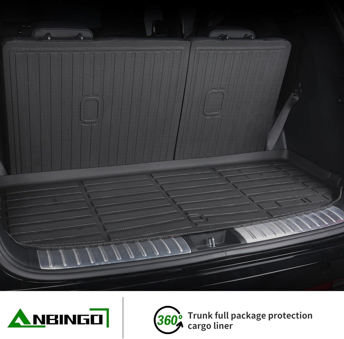ANBINGO®-Floor Mats & Cargo Liner for 2025 2026 Chevy Equinox (Not for EV) & GMC Terrain 2025 2026 with Backrest Mats All Weather TPE Protection for Equinox Mat Accessories