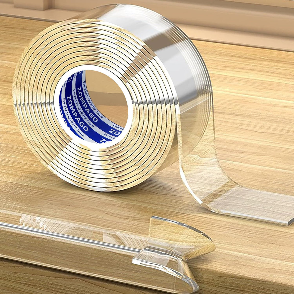 Clear Soft Corner Protectors for Furniture Strip,1.6in x 13FT,Sharp Edge & Table Bumper,Window Edge,Wall Protector, Soft Corner Guards Safe for Proof,Table Corner Protectors in Family