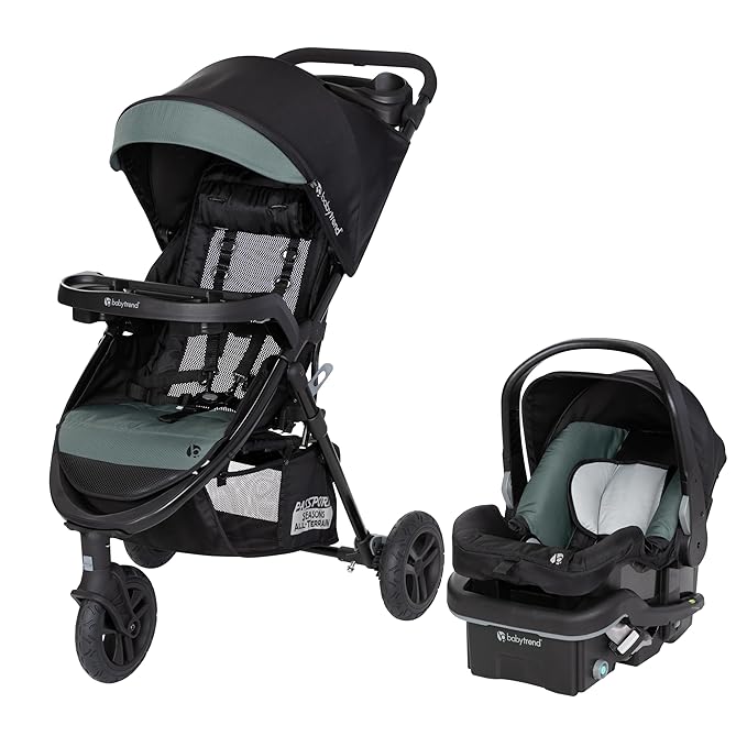 Baby Trend Passport Seasons All-Terrain Travel System, Madrid Green