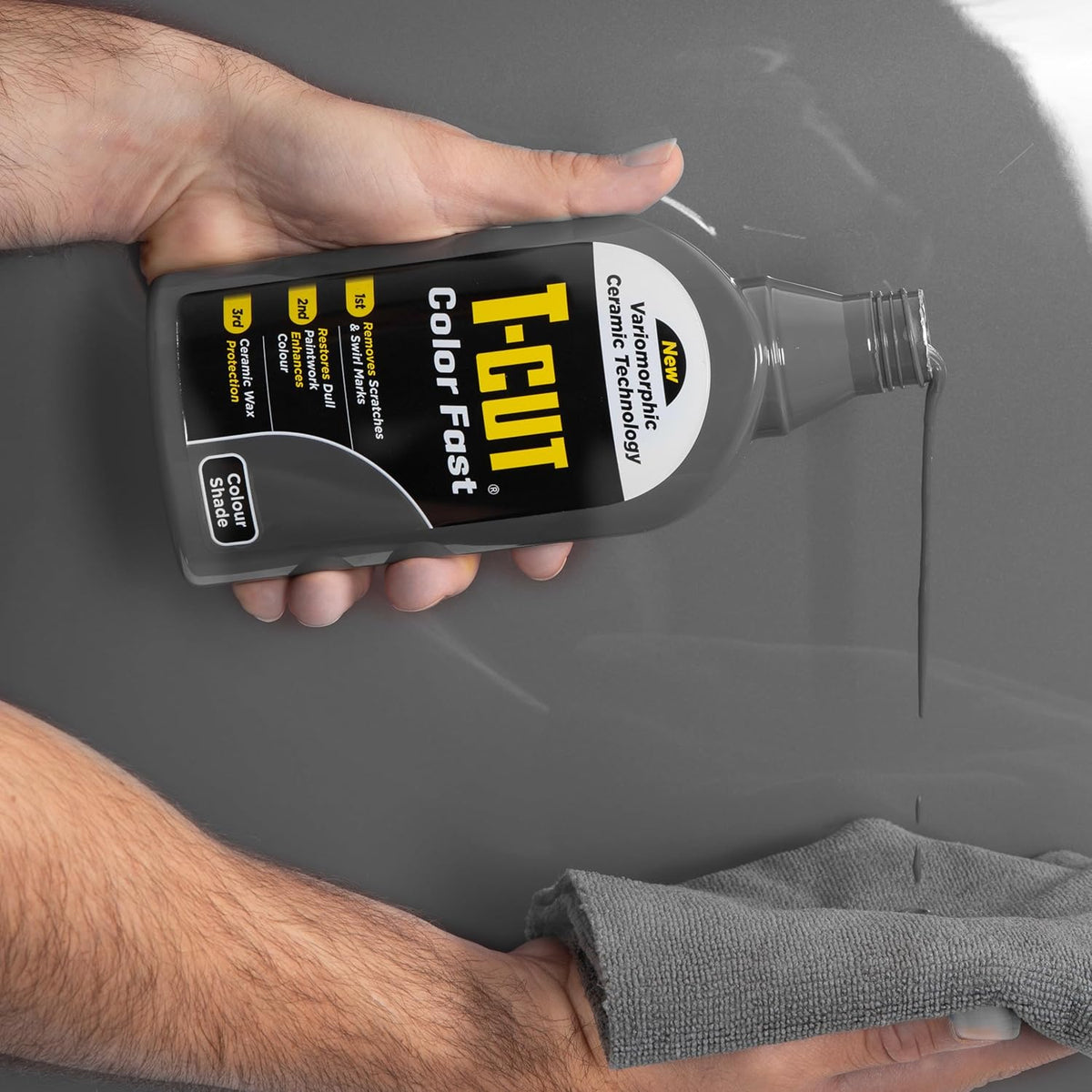T-Cut Gray Scratch Remover Color Fast Paintwork Restorer Car Polish - 17 Fl Oz 13 Colours Available