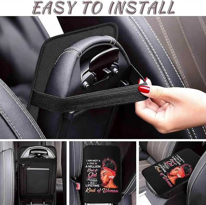 Cool 12 Gauge Vehicle Center Console Armrest Cover Pad,Bullet Car Accessories Soft Middle Console Cushion Pad,Auto Arm Rest Mat Decor Bullets Gifts for Women Men Dad for Most Vehicle SUV Truck