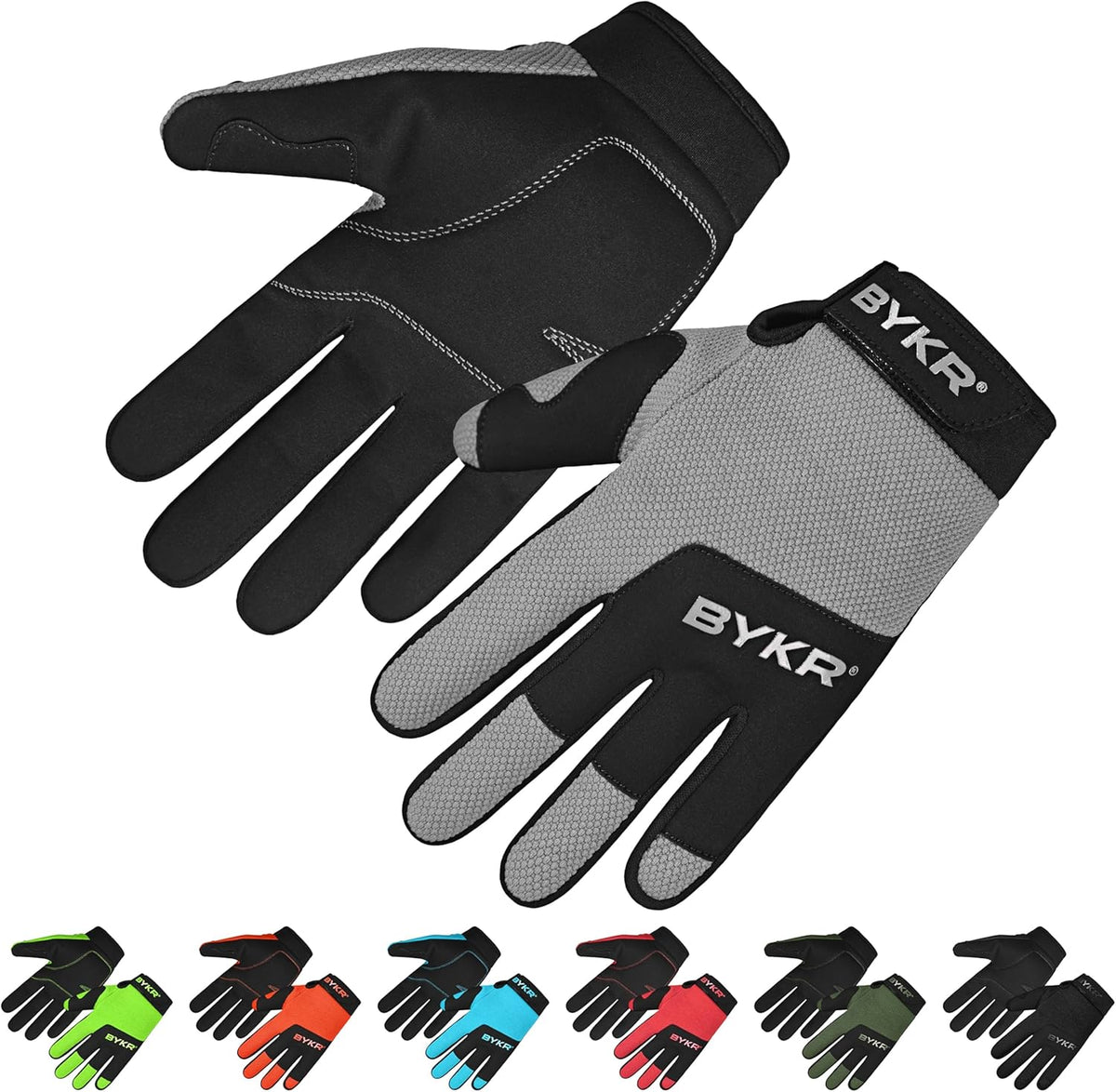 BYKR All-Weather Motorcycle Gloves for Men & Women – Protection for Dirt Bike, BMX, MX, and ATV Riding