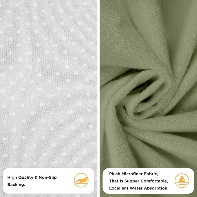 Waterproof Seat Cover Towel, Premium Sweat Carseat Protector, Perfect for Universal Anti-Slip Car Truck SUV Seat, Great for Surfing Yoga Gym Workout, Green