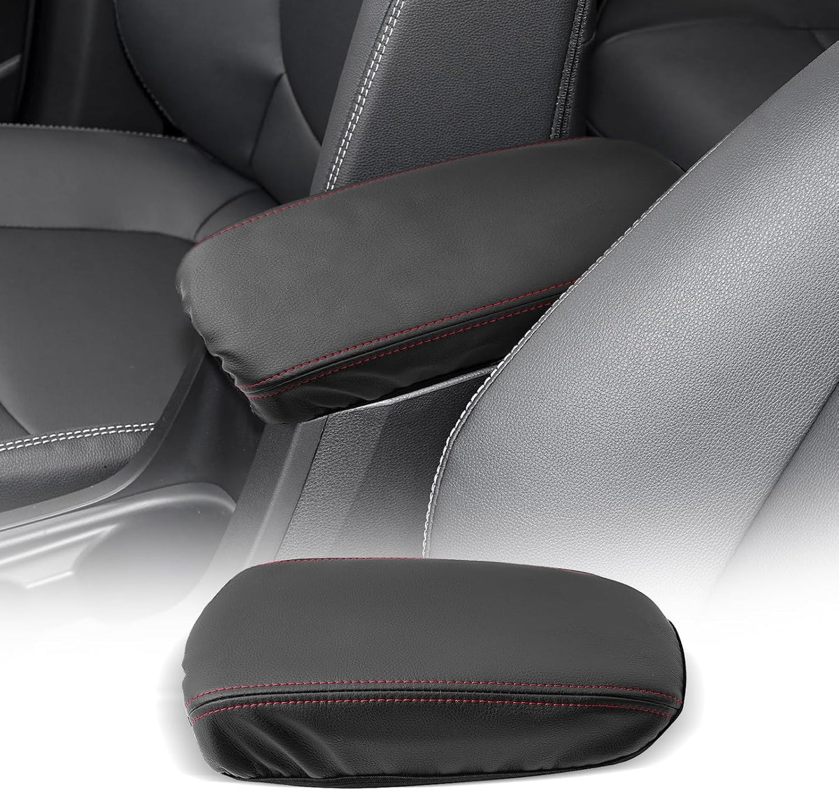 CDEFG for Toyota Corolla Cross 2022-2025 Center Console Cover Armrest Box Cover for Corolla Cross (L, LE, XLE) 2022 2023 2024 2025 Accessories Arm Rest Protector SUV Edition Sedan Universal