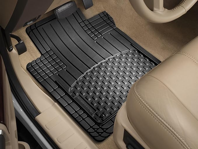 WeatherTech Trim-to-Fit Floor Mat - Semi Universal Vehicle Mats - 1st & 2nd Row 3-Piece Set (Grey)