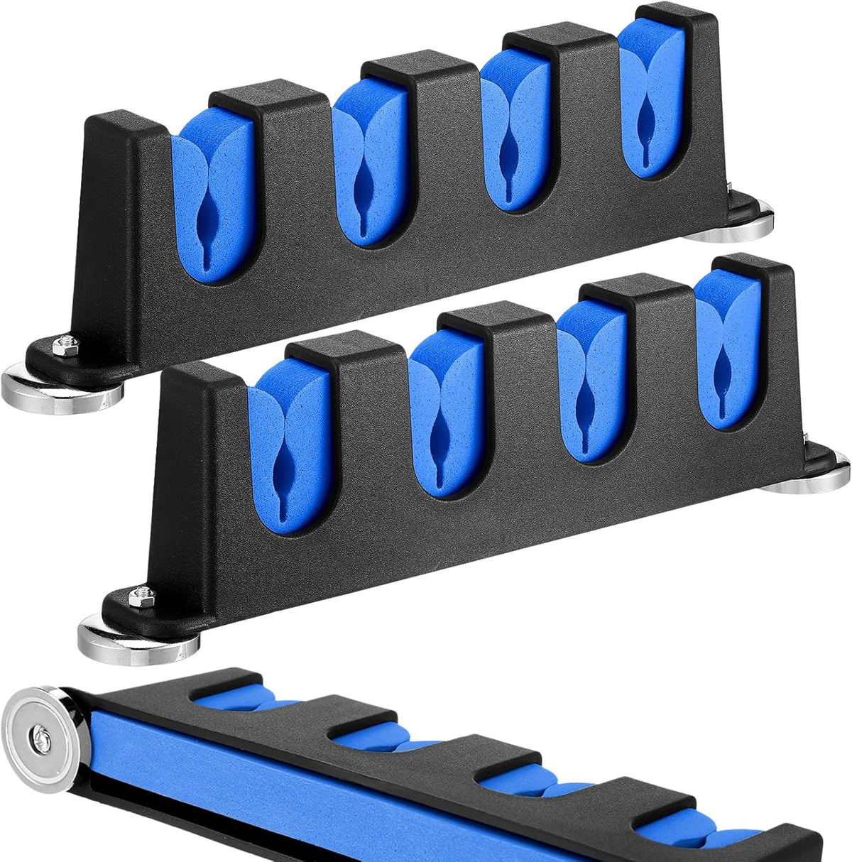 2 Pcs Magnetic Fishing Rod Holder for Car Fishing Pole Rack Vertical Rod Storage Holders for Truck Bed Boat Wall Garage Door