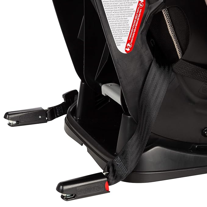 Maxi-Cosi Pria Max All-in-One Convertible Car Seat, Rear Facing Car Seat (4-40 lbs), Forward Facing Car Seat (22-65 lbs), High Back Booster Seat (40-100 lbs), Pure COSI, Essential Graphite