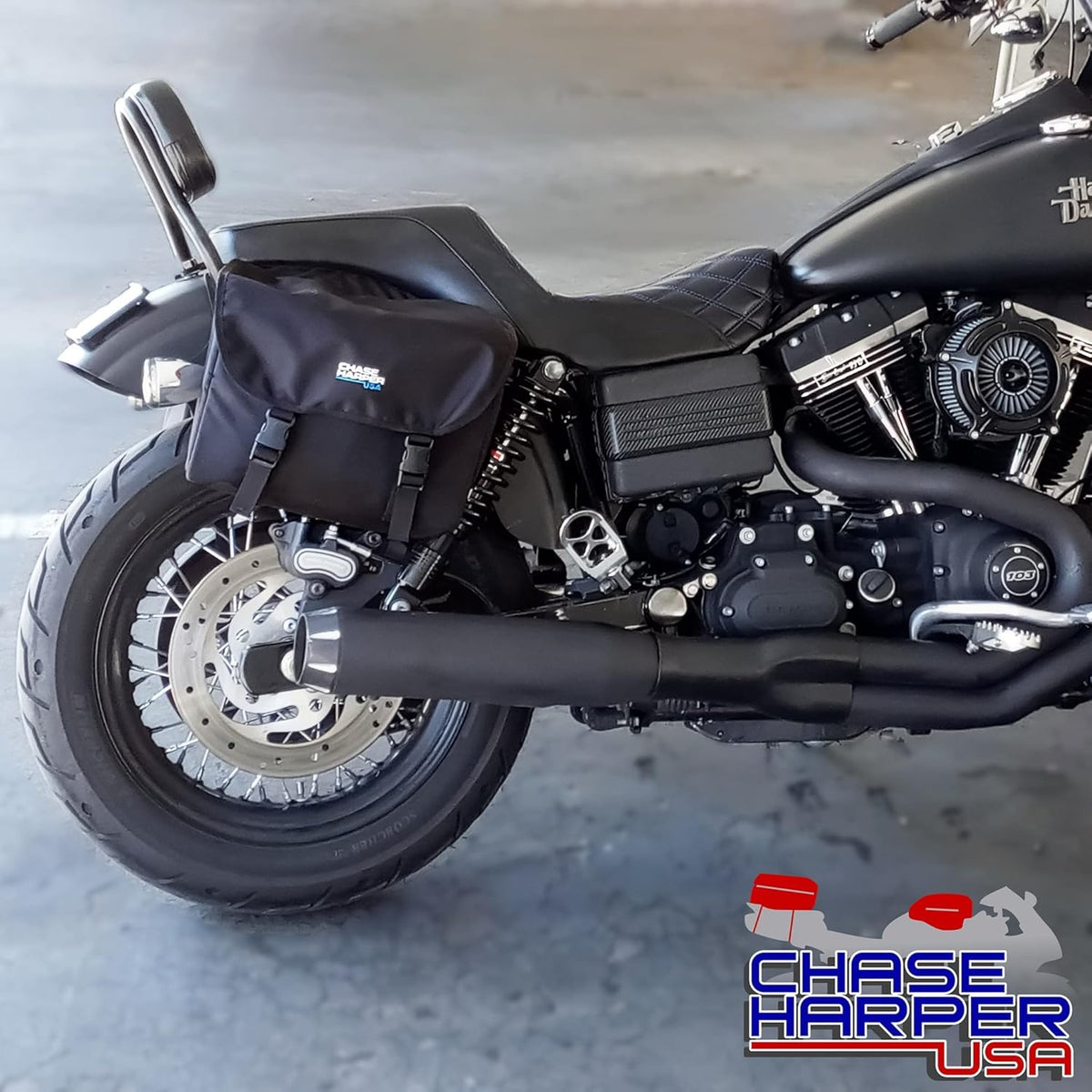 3775 Roadtripper Pack - 3775 Phoenix Saddle Bags and 4800 Strap Mount Tail Trunk - Water-Resistant, Tear-Resistant, Industrial Grade Ballistic Nylon
