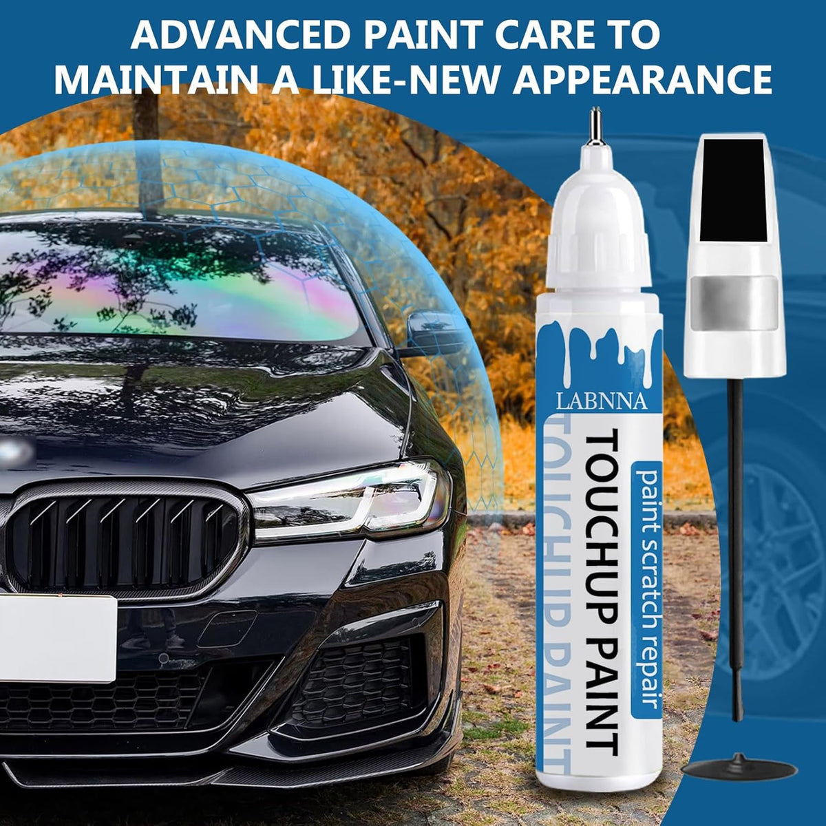Ruby Flare Pearl(3T3) Touch Up Paint for Toyota-Exact Match 2 in 1 touchup Paint Pen for Chips and Nicks Repair Car Paint Scratch Repair Kit