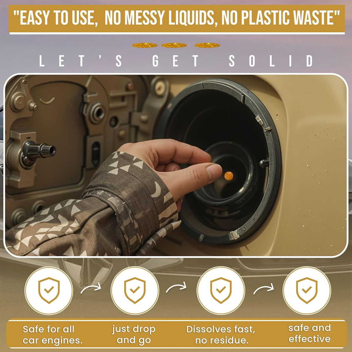 Ferox – Performance Fuel Catalyst | Not an Additive, It’s an Advantage | Built for The Road, Trail, and Beyond | All Fuels, All Engines | 1 Tab = 20 GAL