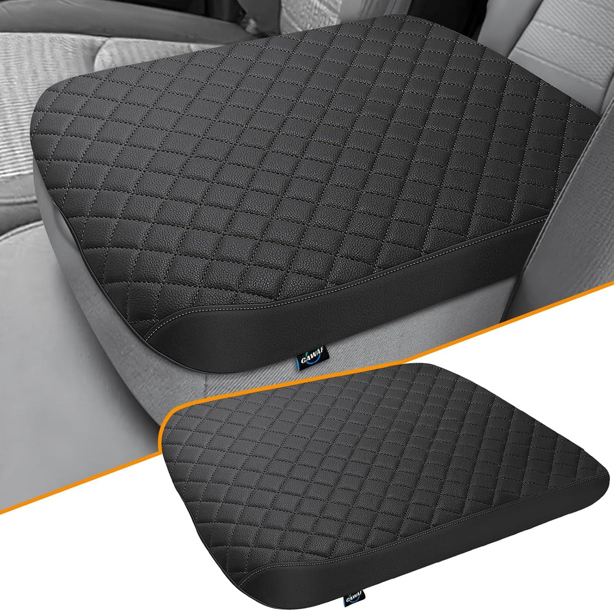 Center Console Cover Fit for 2002-2012 Ram 1500 2500 3500 Jump Seat Console, Comfortable Armrest Cover Protector Customized Car Accessories, Middle Console Cover