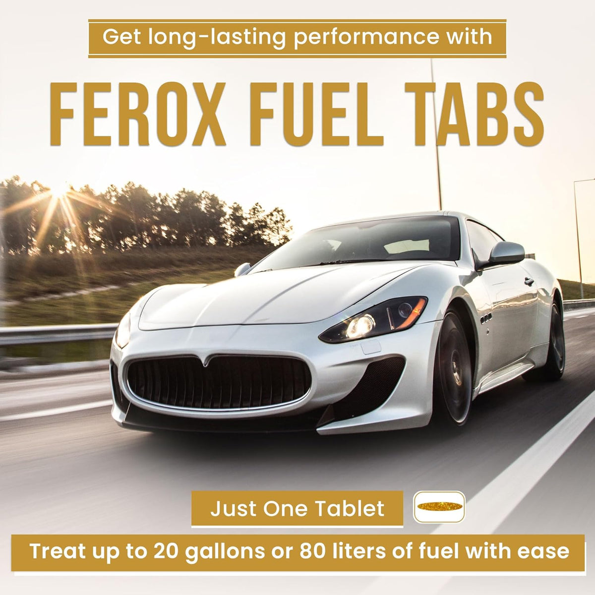 Ferox – Performance Fuel Catalyst | Not an Additive, It’s an Advantage | Built for The Road, Trail, and Beyond | All Fuels, All Engines | 1 Tab = 20 GAL