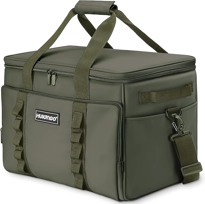Soft Insulated Cooler Bag Collapsible Large Travel Coolers Soft Sided Coolers Ice Chest, Leakproof, Waterproof