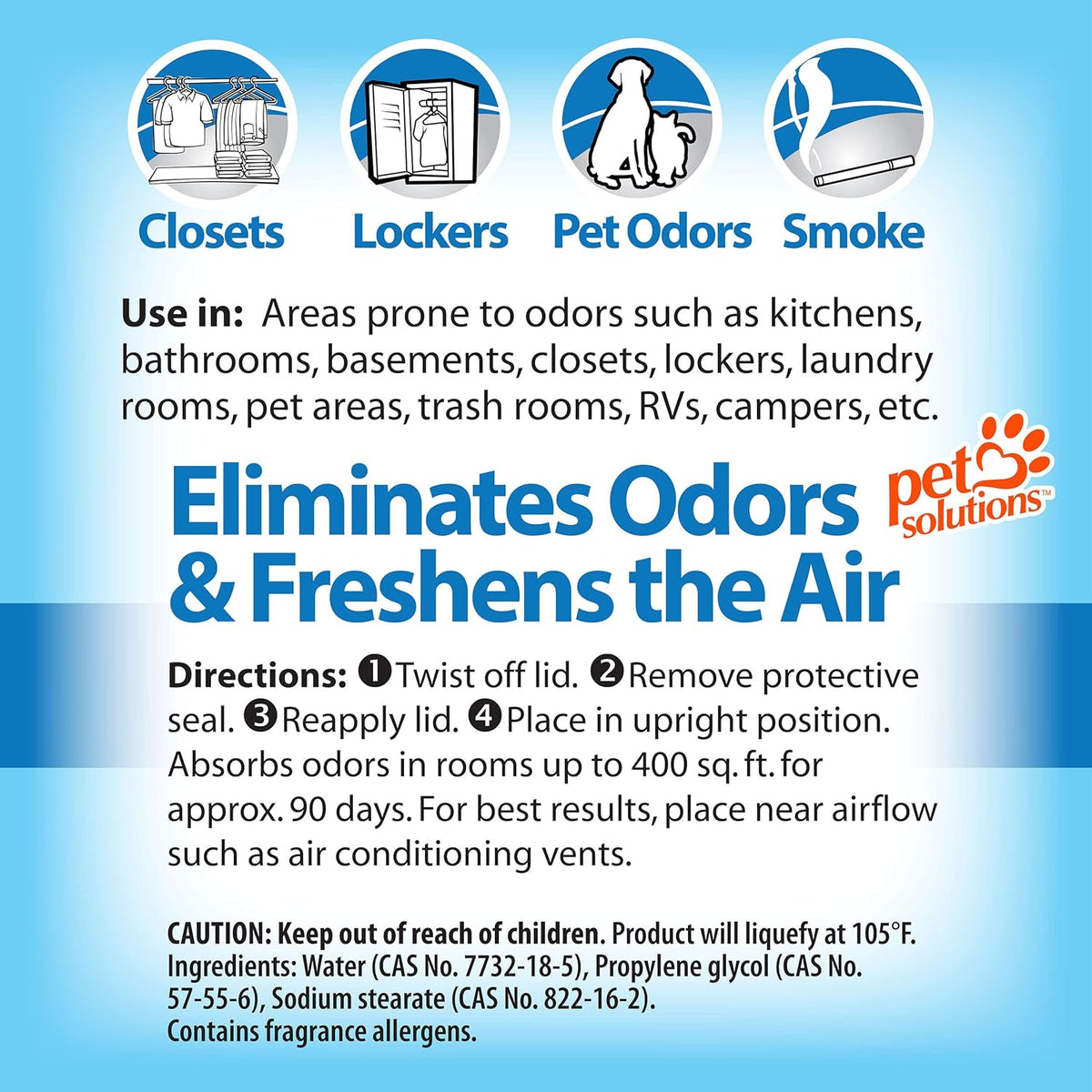 OdoBan Solid Odor Absorber Eliminator for Home and Small Spaces, Fresh Linen Scent, 14 Ounces Each, 9-Pack