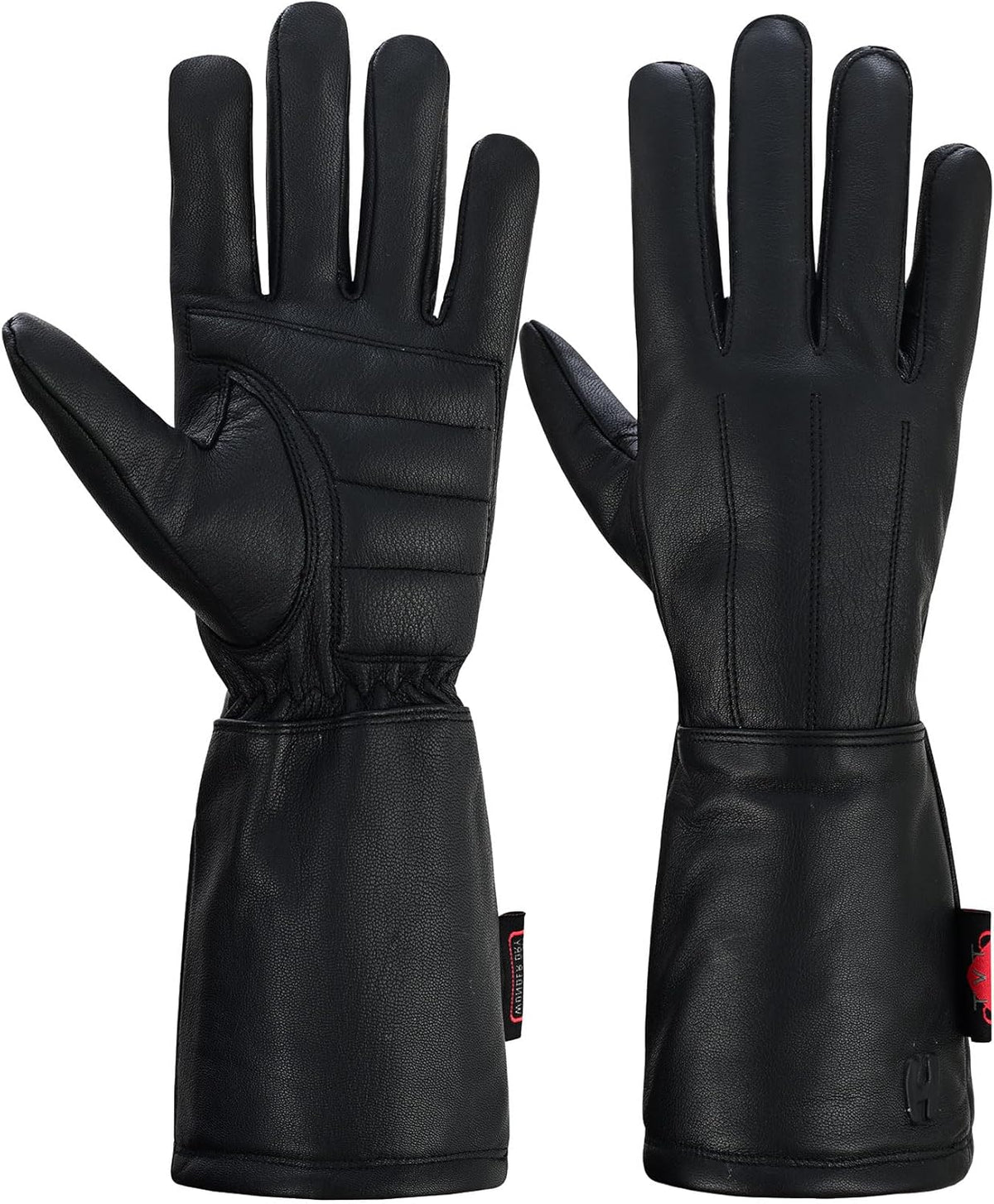 Hugger Women’s Classic Motorcycle Glove Seasonal Wind Stopper Lined Gauntlet