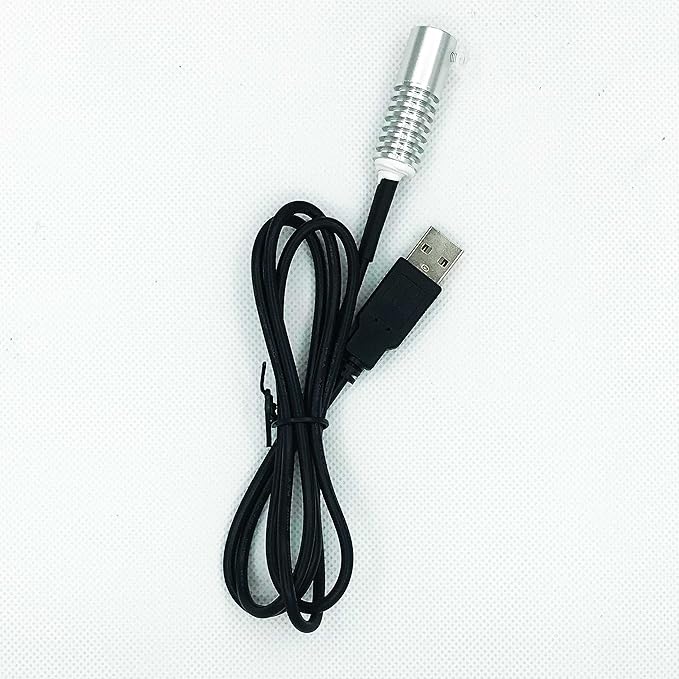 Side Glow Fiber Optic USB Light Source Illuminator Fiber lamp Light Source Guide Fiber LED Light Source 5V Fiber Small Light Source(Automatic Color Change, 6mm)