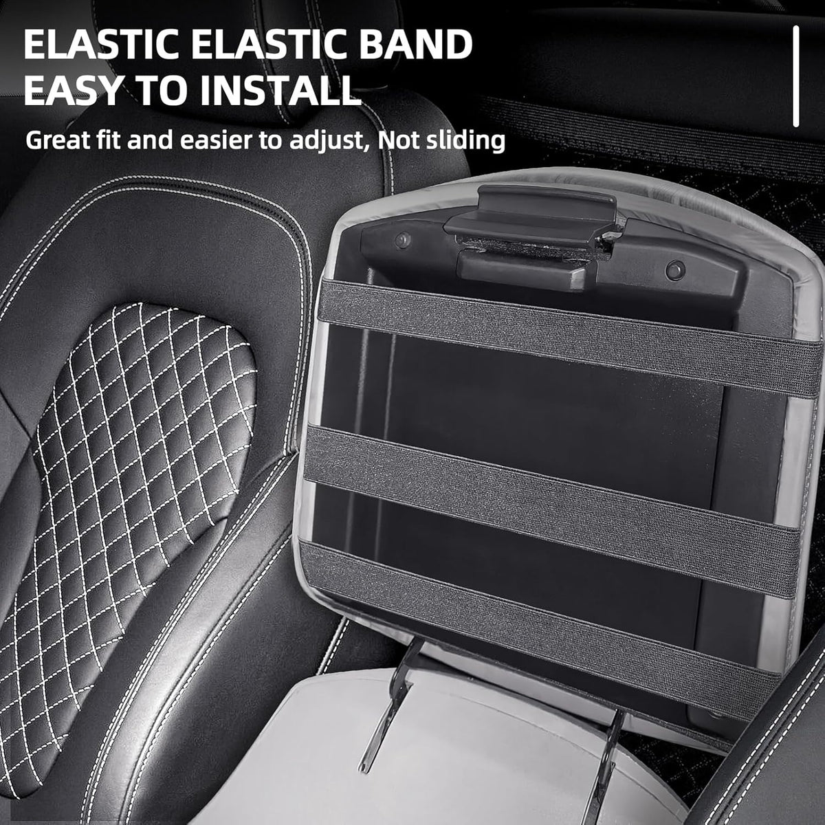 Center Console Cover Fit for 2009-2015 Pilot, Comfortable Armrest Cover Protector Customized Car Accessories, Well-Make PVC Leather Armrest lid Cover for 2009-2015 Pilot （Gray）