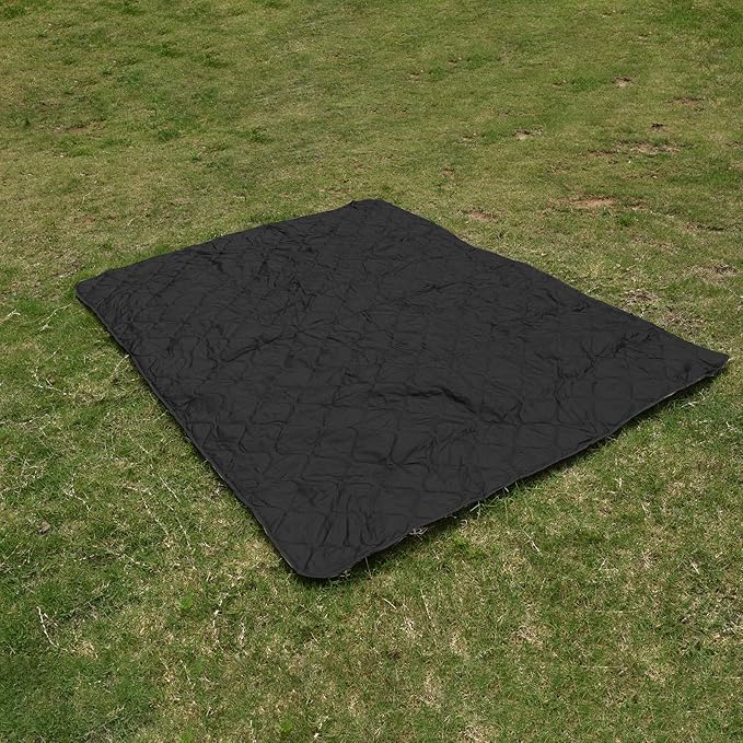Poncho Liner Military Insulation Outdoor Camping Blanket for Travel, Beach, Grass, Picnic, Car Emergency, Outdoor, Survival
