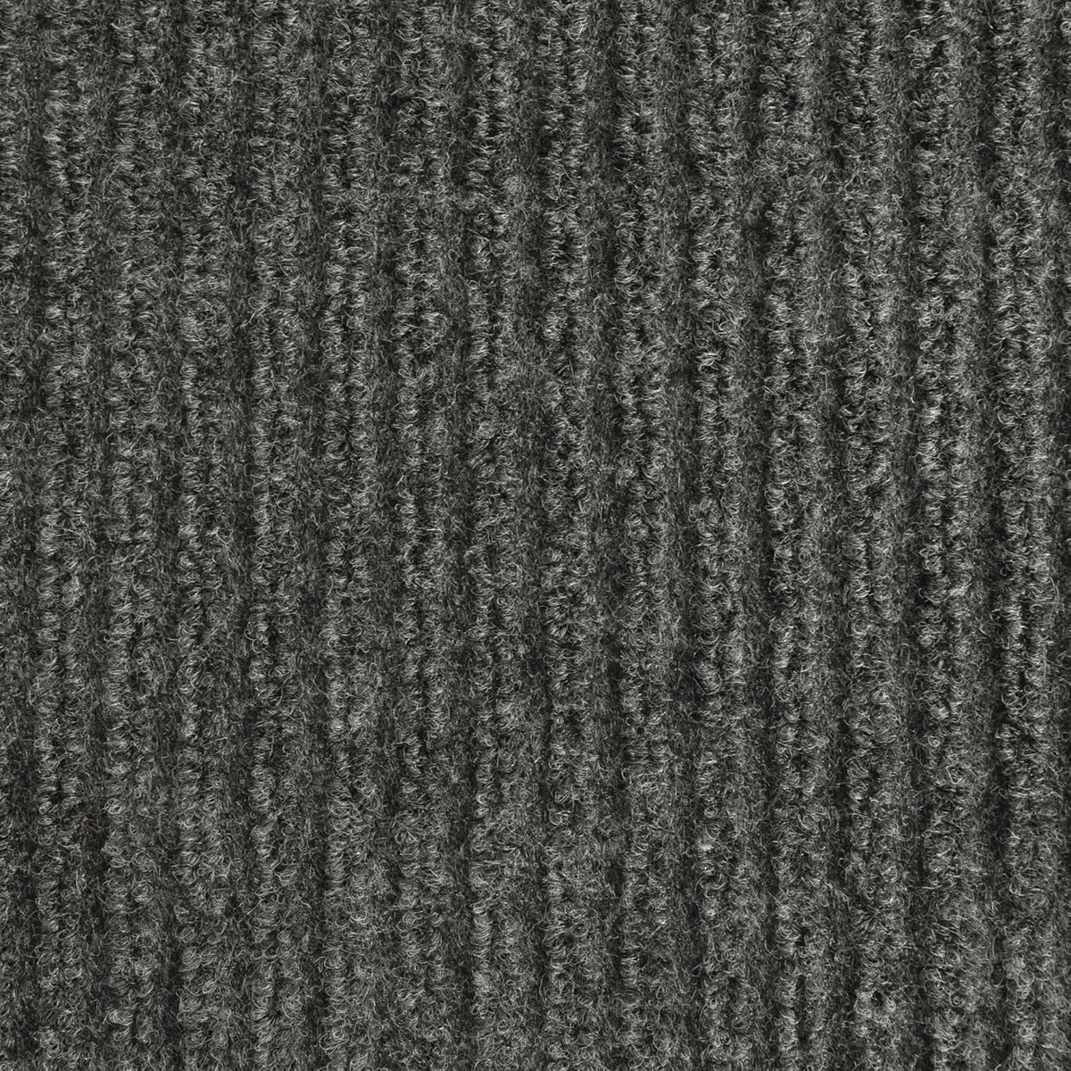 iCustomRug Spartan Weather Warrior Duty Indoor/Outdoor Utility Ribbed in 3ft,4ft,6ft Widths 70 Custom Sizes with Natural Non-Slip Rubber Backing 4'X54' in Charcoal