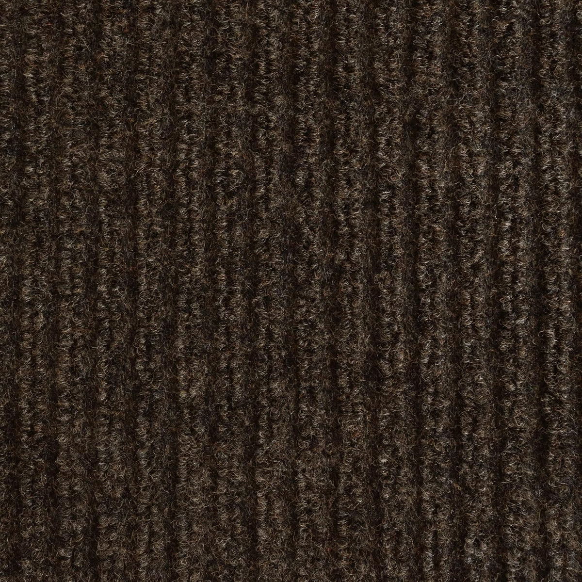 iCustomRug Spartan Weather Warrior Indoor/Outdoor Utility Ribbed Carpet Runner with Non-Slip Thermoplastic Rubber Backing, 6ft X 58ft in Brown