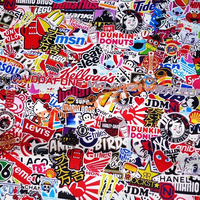 Free Tool Kit EZAUTOWRAP ES Bomber Hellaflush Anime Cartoon Car Vinyl Wrap Sticker Decal Air Release - 60"X540" (5FT X 45FT)